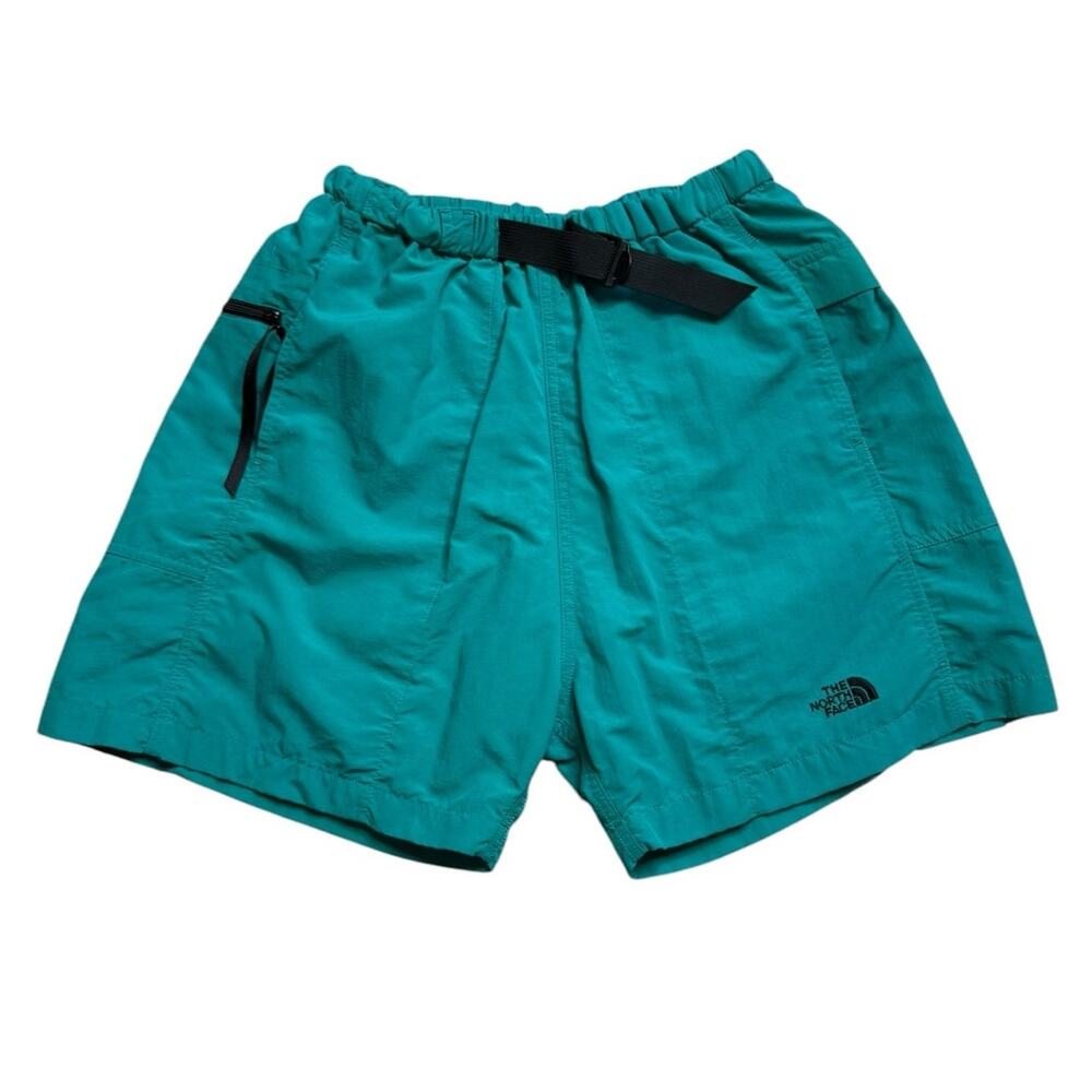 The north face womens teal nylon shorts outdoor size medium